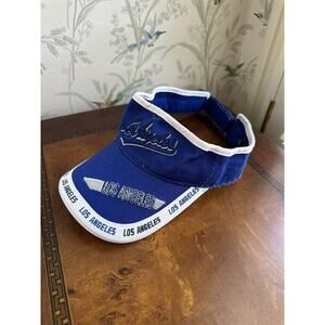 Los Angeles Visor, August Sportswear, Adjustable strap, Blue/ White